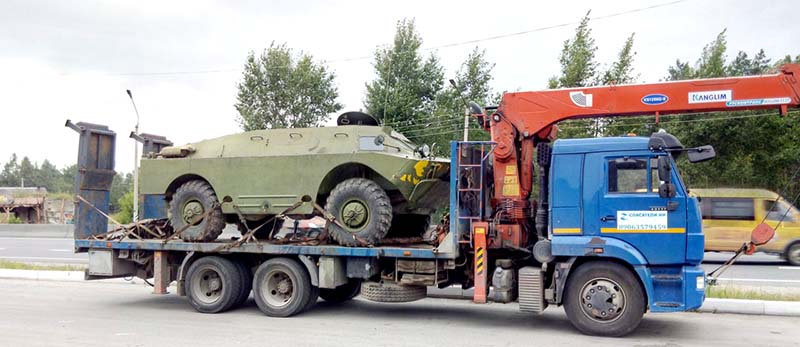 Перевозка военной техники в Нижнем Новгороде